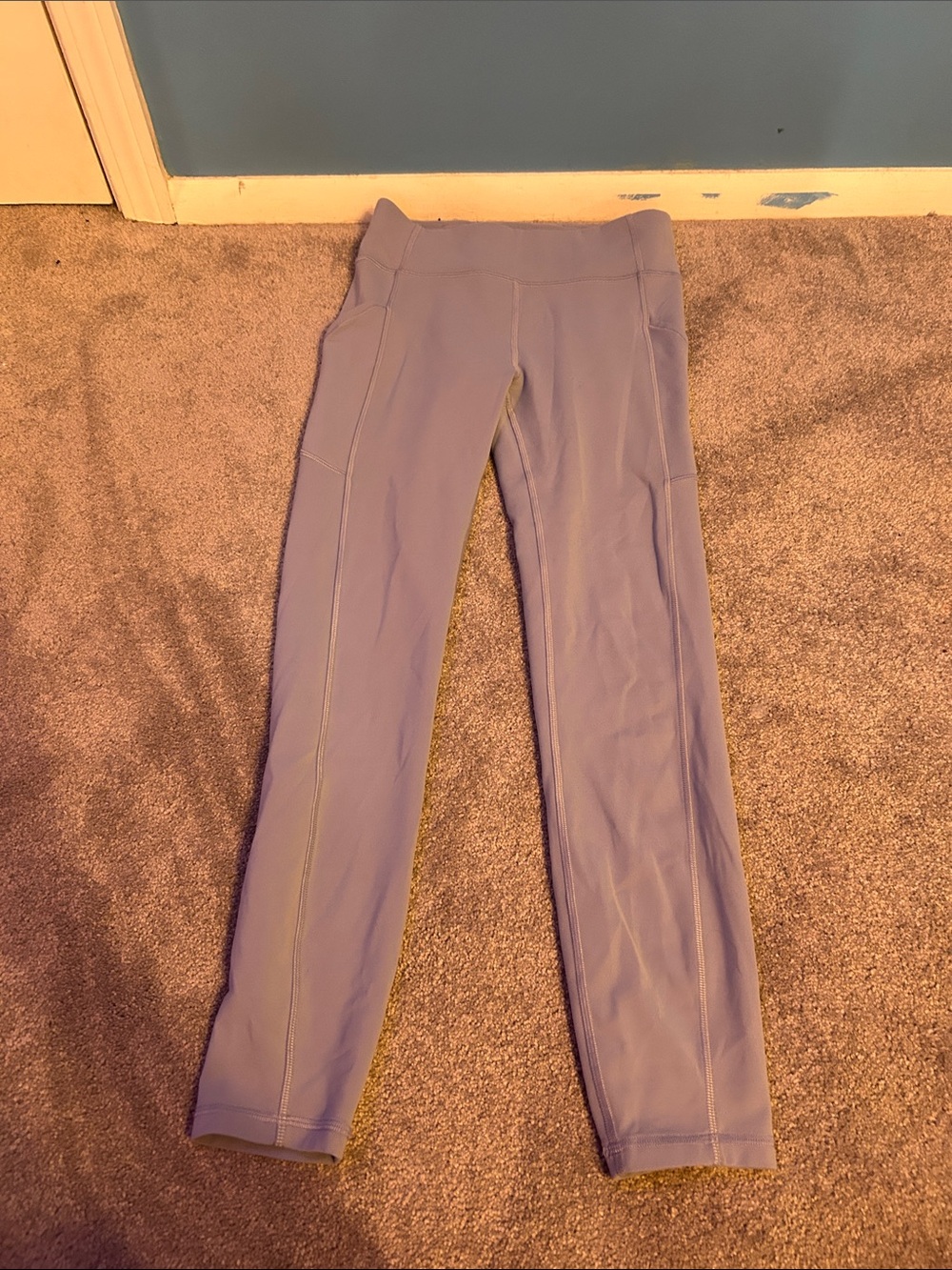 lululemon athletica pastel purple high-waist leggings